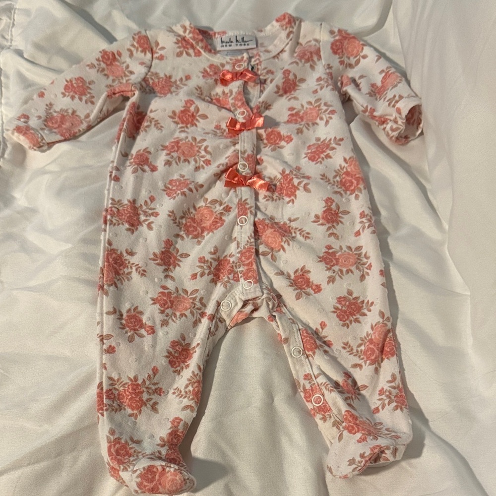 Floral Pink Kids One Piece
